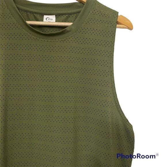 Zyia active olive chill tank RC workout top - Picture 11 of 13